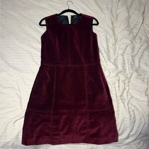 GAP Rich Burgundy Midi Dress